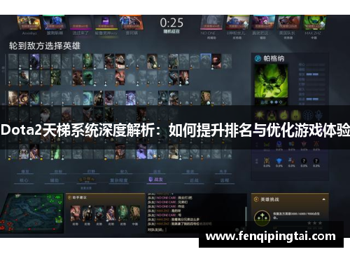 Dota2天梯系统深度解析：如何提升排名与优化游戏体验